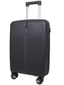 MY TRAVEL BAG Hartschalen-Koffer Trolley Reisekoffer (Handgepäck-Mittel-Groß-Set) 4 Doppel-Rollen (Anthrazit, Handgepäck (56cm))