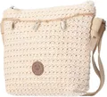 Antonio Damen Bast Tasche XS beige
