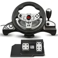 7 in 1 Gaming Rennlenkrad Kompatibel mit PS4 / PS3 / Xbox ONE / PC