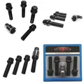 Felgenschloss M14x1,5x45mm Kugelbund R14 kompatibel mit Mercedes-Benz 4x schwarze Felgenschlösser Felgensicherungen-Set Felgen-Diebstahlsicherung Radsicherungen Radschlösser Radschrauben Radschrauben
