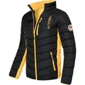 Nebulus Winterjacke Winterjacke, P4767 - Herren, schwarz-gelb, S gelb|schwarz S