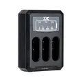 JJC USB-Akku-Ladegerät für Sony RX100 Serie, ZV-1F, ZV-1 II, ZV-1 RX1 RX1R RX1RII CX405 CX440 CX240 usw. - Kameras ersetzt Sony NP-BX1 (Siehe Beschreibung für mehr Kompatibilitätskameras)