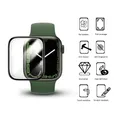 Für Apple Watch Series 9 8 7 45mm Plexiglas Display Full Schutz Folie Flexibel