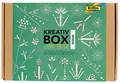 folia 938 - Kreativ Box Wood, Bastelkiste mit über 590 Teilen, viele verschiedene Materialien für phantasievolles, kreatives Basteln und Dekorieren