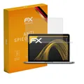 atFoliX 2x Schutzfolie für Apple MacBook Pro 2017 13+Touch Bar matt&stoßfest