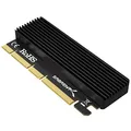 SABRENT PCIe m2 Adapter, NVMe X16/X8/X4 Card mit Kühlkörper, m.2 SSD Größen 2230/2242 / 2260/2280 (EC-PCIE)