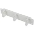 Koscom Connect Kabel-Rangierpanel für Netzwerkschrank I 1 HE Kabelführung für Serverschrank I Rangierfeld mit Führungsbügel 40 x 30 mm I Server Rack Kabelmanagement (Grau, 10 Zoll)