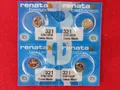 4x Renata 321 SR616SW Uhrenbatterie Silberoxid im Blister