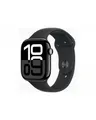 Apple Watch Series 10 GPS+ Cellular 46mm Jet Black Aluminium Case with Sport Band (MWY33QF/A)