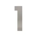 Intersteel Hausnummer, Nummer 1 XL , edelstahlfarben, Stahl - silberfarben