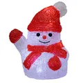 DeubaXXL DE LED Acryl Figur Weihnachten Schneemann S 107598