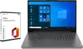 Lenovo V17 Laptop 17,3 Zoll FullHD Intel U300 5-Kern 4,4GHz 8GB RAM 512GB SSD Intel UHD Office Windows 10 Pro