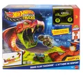 Hot Wheels Monster Trucks Spielset, Snake Slam Takedown Trackset mit exklus ...