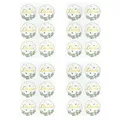 Oblique Unique® Sticker Set Danke goldfarbenen schimmernd Deko Verzierung Aufkleber für Geschenke Karten zum Basteln Kommunion Jugendweihe Konfirmation Hochzeit Taufe
