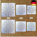 BLUGUL Mandala Schablone, Mandala Dotting Malvorlagen Schablonen, Mandala Rock
