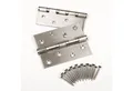 SO-TECH® Türbeschlag Türscharnier Edelstahl SS304 Aufschraubband (2 St), 101 x 76 x 2 mm, Edelstahl gebürstet