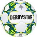Derbystar Stratos Fußballbälle Weiss/Gelb/Blau 4