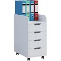 Rollcontainer Konal Mini Weiß