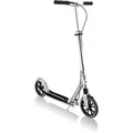 Globber NL 205 Deluxe Tretroller 205 mm ABEC 7 Handbremse Höhenverstellbar Frontfederung Klappmechanismus Silber