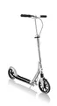 Globber - NL 205 Klappbarer Scooter mit 2 Rädern mit Federung vorne für Kinder ab 8 Jahren, Einheitsgröße, Vintage-Silber, 685-140