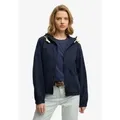 Superdry für Damen. W5012085A Gewaschene Twilljacke navy (S), Lässig, Baumwolle, Marine