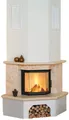 HARK Kaminbausätze »Vermont echter Marmor classico-beige«, 8 kW, Zeitbrand, Aufbaumaterial bis Raumhöhe 250cm inkl.