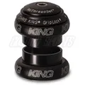 Chris King NoThreadSet Steuersatz, Edelstahl-Lager, 1 1/8", GripLock, Bold, EC34/28.6 | EC34/30, matte black