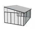 Palram Canopia Terrassendach Wintergarten Sanremo anthrazit // 400x425 cm (TxB)
