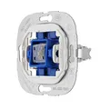 REV Technik, Taster - Wipptaster, beleuchtet, 250VAC, 10A, 100W, Tastschalter Unterputz, blau