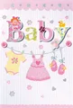 Geburt – Baby  - Glückwunschkarte im Format 11,5 x 17 cm mit Briefumschlag