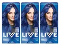 Schwarzkopf Live 3x Hair Dye,  095 Electric Blue