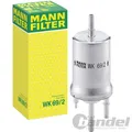 MANN KRAFTSTOFFFILTER WK69/2 für AUDI A3 TT VW CADDY GOLF 5 6 POLO NEW BEETLE