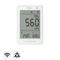 SONOFF Co2 Messgerät Weiß Kohlendioxidmessung Luftqualitätsprüfer LCD Display