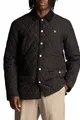 Lyle & Scott Steppjacke Herren, British Classic Stil, Tartan Innenfutter, Schwarz