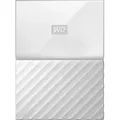 WD My Passport Festplatte - 1 TB Speicherkapazität - Extern - Tragbar - USB 3.0 - Weiß - 256-bit Encryption Standard