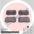 1x ORIGINAL® Zimmermann Bremsbelagsatz, Scheibenbremse Vorne für Mercedes-Benz