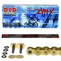 Kette DID 530 ZVMX G&G 104 Glieder offen Nietschloß ZVM-X GOLD X-Ring verstärkt