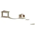Kerbl Kletterwand - Katzenspielplatz Top Echtholz - zur Wandbefestigung und Deckenbefestigung
