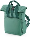 BagBase Freizeitrucksack Recycled Mini Twin Handle Roll-Top Backpack