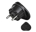 Hama Reiseadapter Typ E und F, 3-polig, universal, für Reisen in Europa Reiseadapter