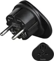 Hama Reisestecker Adapter 223454 UNIVERSELL schwarz