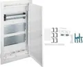 Hager Multimediaverteiler UP Volta VU36NW | 3x12TE Unterputz | Stahlblechtür | PatchPanel | Steckdose | IP30 | weiß