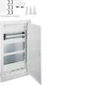 Hager VU36NW Volta Multimedia Kleinverteiler, Unterputz, 3-reihig, 36 PLE, IP30,