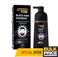 SOFTTO PLUS Black Coloring Shampoo Covering Gray Hair Long-Lasting Color 350 ml
