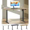 VCM Elektrisch Höhenverstellbarer Schreibtisch, 110 x 50 cm, Sitz-Steh-Schreibtisch mit Memory-Funktion, 71-120 cm - Lona