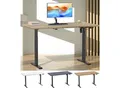 VCM Elektrisch Höhenverstellbarer Schreibtisch, 110 x 50 cm, Sitz-Steh-Schreibtisch mit Memory-Funktion, 71–120 cm - Lona