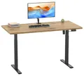 VCM Schreibtisch Schreibtisch Lona elektrisch verstellbar 110x50 (1-St), Pflegeleicht