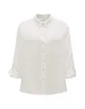OPUS Damen Langarmbluse | Hemdbluse FALENSA Regular aus Lyocell Milk, 44