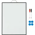Relaxdays Whiteboard Aluminium Weiß Magnetisch 40 cm x 30 cm
