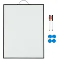 Relaxdays Whiteboard zum Aufhängen Weiß,Rot,Schwarz